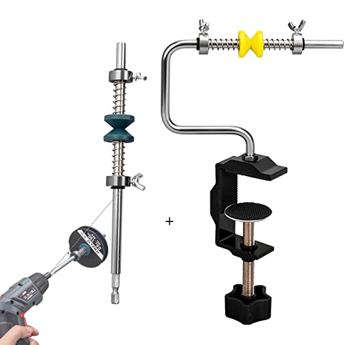 THKFISH Angelschnur-Spulen, Angelschnurwickler, Spulen, Angelzubehör, verstellbar, stabil, tragbar, Angelschnur-Spuler mit Klemme, B-Langschnur-Spulen, + C-Linien-Entferner von THKFISH