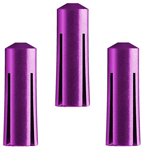 THOR-DARTS Aluminium Flight Protector Darts in 10 Farben Flight Protector violett, Purple Flightsaver, lila Flightschutz, Flight Saver, Purple Flightschoner (2 Set (6 Stück), lila) von THOR-DARTS