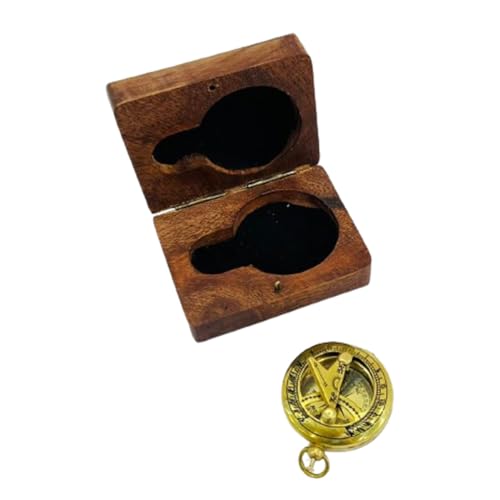 Nautisches Antik Kompass Replica Pocket brasspocket Armbanduhr Kompass Messing antik von THOR INSTRUMENTS