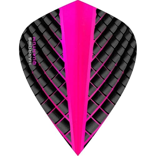 THOR-SPORTS Harrows Quantum Flights Slim/Pear/Kite/Standard in diversen Farben (Kite 1 Set, Pink) von THOR-SPORTS