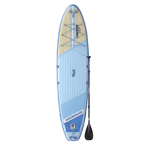 THURSO SURF Aufblasbares Stand Up Paddle Board All-Around SUP Waterwalker 126 10'6×31''×6'' Deluxe Package | Carbon Shaft Paddle | Roller Backpack | Dual Chamber Pump | Coiled Leash von THURSO SURF
