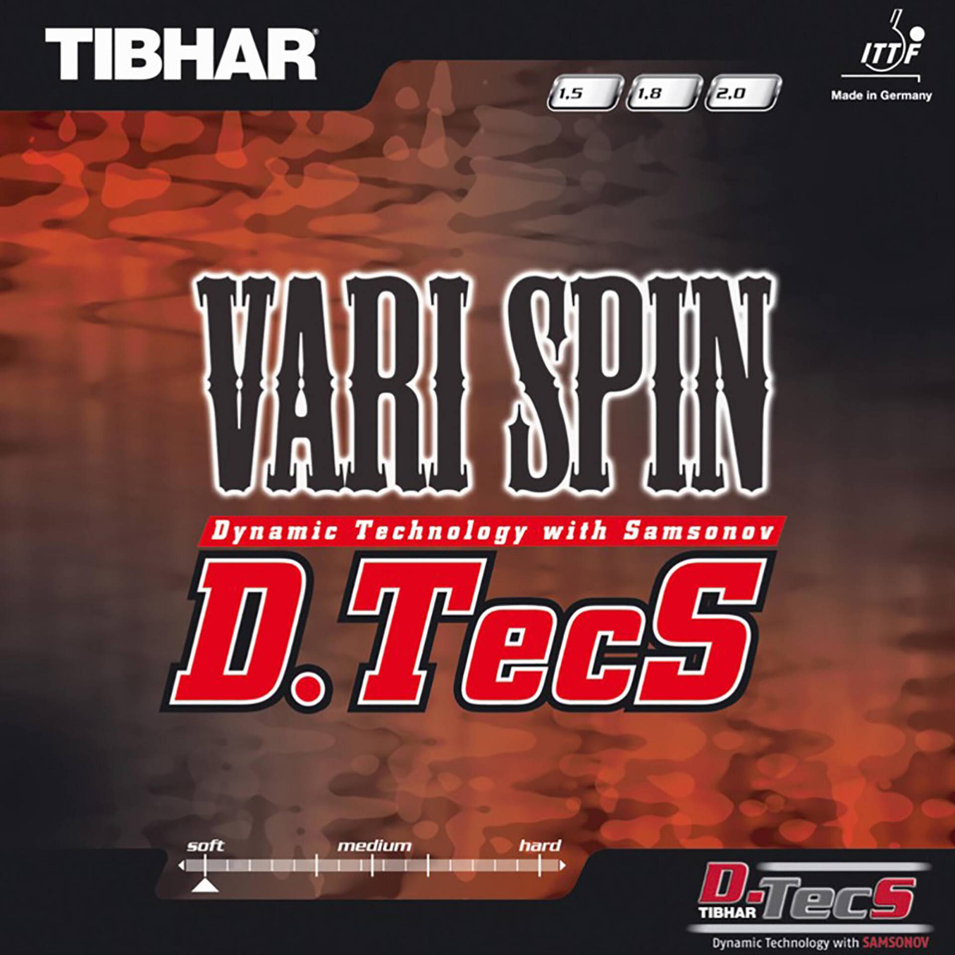 Tischtennisbelag Vari Spin D.TecS von TIBHAR