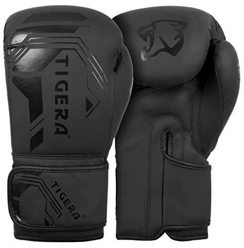 Tigera Boxhandschuhe für Männer & Frauen Training Pro Punching Heavy Bag Mitts MMA Muay Thai Sparring Kickboxhandschuhe (10oz) von Tigera