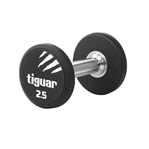 TIGUAR Sport PU Dumbbell 2,5 kg Ti-whpu0025 Gewichte, Mehrfarbig (Mehrfarbig), Einheitsgröße von TIGUAR