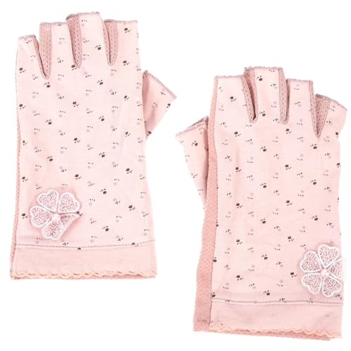 TINEASUR 1 Paar Nagelhandschuhe Blockierende Handschuhe Fahrhandschuhe Damenhandschuhe Fingerlose Handschuhe Für Damen Fingerlose Sonnenhandschuhe Für Nägel Praktische von TINEASUR