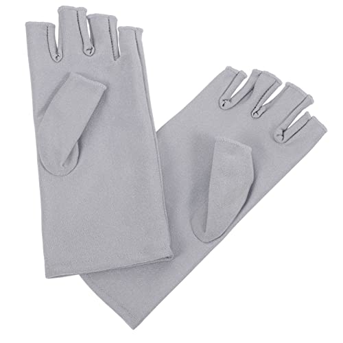 TINEASUR 1 Paar Outdoor Sonnenschutzhandschuhe Praktische Angelhandschuhe UV Handschuhe Für Nägel Handschuhe Zum Reiten Halbfinger Handschuhe Fitness Handschuhe Bequeme Damen von TINEASUR