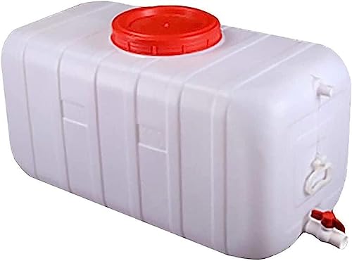 TINGMIAN Wasserbehälter 25L/50L/100L/150L/200L Wasservorratsbehälter Wasserhahn Lebensmittelechter Kunststoff-Außenwassertank for Outdoor-Camping Haushalts-Notwassertank (Size : Extra Thick 300L) von TINGMIAN