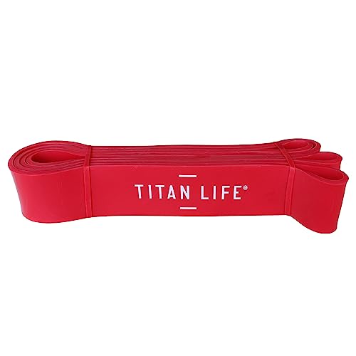TITAN LIFE Unisex – Erwachsene PRO Power Band 200 x 4,4 x 0,45cm, Red, one Size von TITAN LIFE