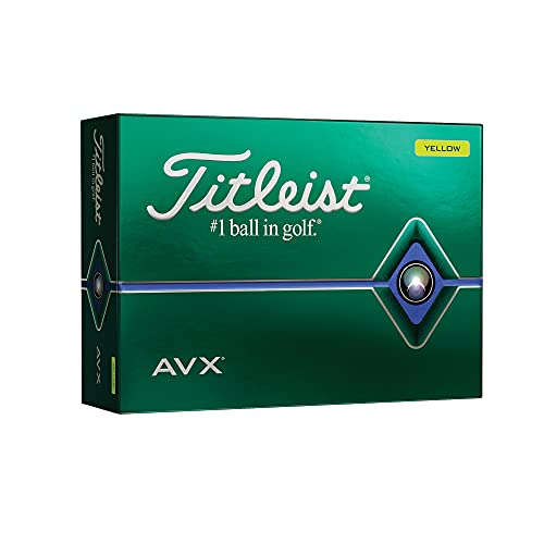 Titleist 2020 AVX YLW Golfball, Herren, Gelb, Einheitsgröße von Titleist