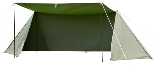 TIYASTUN Zelt 1 Person Camping Zelt Angelzelt Biwakzelt 1 Mann Zelt Shelt Hot Tent Baumwollzelt Militär Zelt Leinwand von TIYASTUN