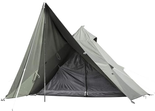 TIYASTUN Tipi Zelt Outdoor 1 Mann Zelt Hot Tent, Baumwollzelt, Tipi Zelt Camping Campingzelt 1 Personen Zelt Polycotton/Leinwand von TIYASTUN