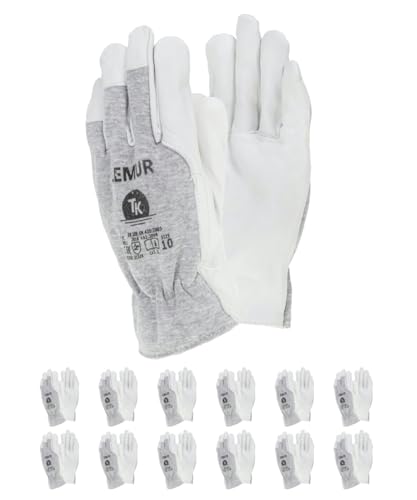 TK Lemur Arbeitshandschuhe Satz von 12 Paar Handschuhe Bauarbeiterhandschuhe Gartenarbeit Arbeitsschutz (9) von TK Gloves