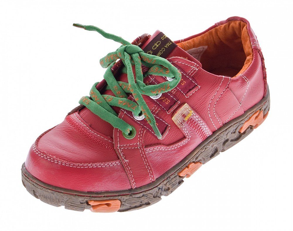 TMA Damen Leder Schuhe TMA 4181 Sneaker Halbschuhe Schnürschuh Ungefüttert, Used Look von TMA