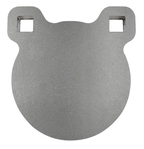 TOAAOT AR500 Stahl-Zielscheibe 3/8 Zoll für Schießen, Gong Silhouette Metall Zielscheibe von TOAAOT
