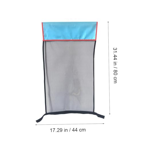 TOBBOMEY 2 Stück Schwimmstuhl Netz aus Robustem Polyester mit Aufblasbarem Stab für Erwachsene Ergonomisch Geformt Wasserfest Langlebig zum Entspannen und Schweben im Pool von TOBBOMEY