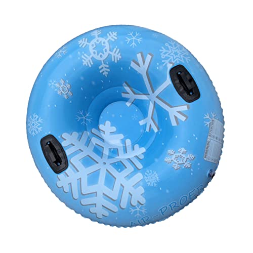 TOBBOMEY Aufblasbarer PVC Schneetube Winter Outdoor Schlitten Stark Dicke Ausführung Für Erwachsene Robuster Rodelreifen Mit Hoher Kälteresistenz Für Schneespaß von TOBBOMEY