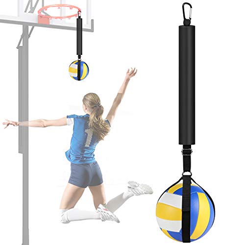 TOBWOLF Volleyball Spike Trainer, Volleyball Spike Trainingssystem für Basketballkorb, Volleyballausrüstung Trainingshilfe Verbessert Serving, Springen, Armschaukel Mechanik und Spikingkraft von TOBWOLF