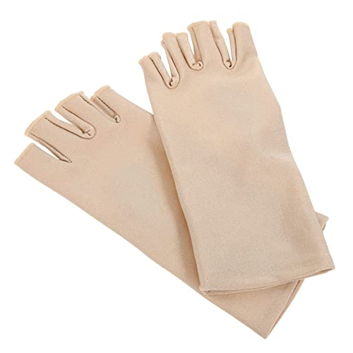 TOGEVAL 1 Paar Outdoor Sonnenschutzhandschuhe Sommerhandschuhe Atmungsaktive UV Handschuhe Fingerlose Handschuhe Für Damen Praktische Angelhandschuhe Anti UV Handschuhe UV von TOGEVAL