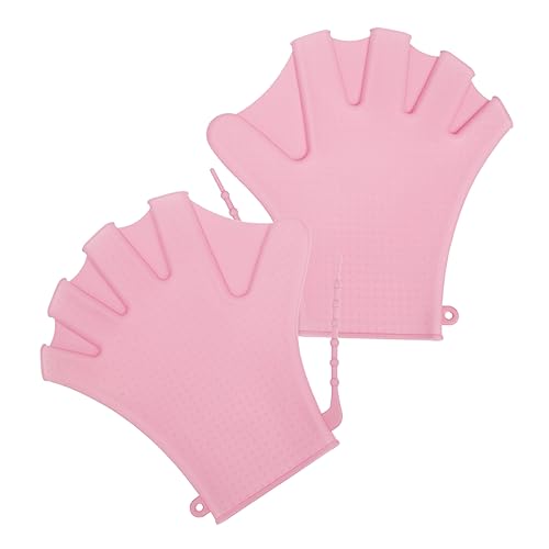 TOGEVAL 1 Paar Schwimmhandschuhe Wasserabweisende Handschuhe Silikon Schwimmpaddel Tauchzubehör Für Erwachsene Schwimmhäute Handschuhe Tauchhilfshandschuh Schwimmbadhandschuhe von TOGEVAL