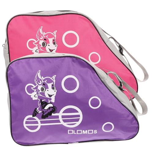 TOGEVAL 2 Stück Skates Schuhbeutel Teiliges Dreieckige Rollschuh Aufbewahrungstasche Strapazierfähigem Material Tragbare Schlittschuhtasche für Inline und Rollschuhe Zufällige Farbe von TOGEVAL