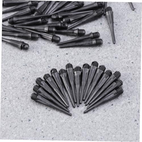 TOGEVAL 50 Stück Softdart Spitzen Ersatzspitzen aus Robustem PVC mit Anti rutsch Design und Gewinde für Einfache Montage Langlebige Dartspitzen für Elektronische Zufällige Zufällige Farbe von TOGEVAL