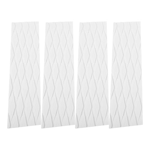 TOGEVAL Eva Surfboard Antirutschpad Set mit Selbstklebender Rückseite Gerillte rutschfeste Matte für Kajak Boot und Wassersport Inklusive Front Antirutschpad Vielseitig Einsetzbar von TOGEVAL