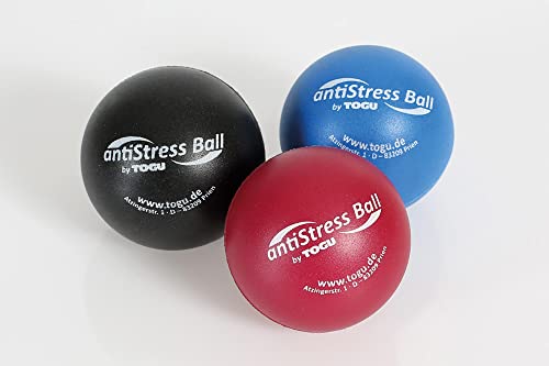 Antistress Bälle 3er Set, made in Germany, Handtrainer, Knetball, Fingergymnastik-Ball, Griffkrafttrainer von Togu