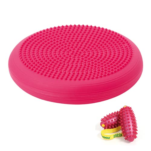 TOGU Brasil berry Workout Set mit Dynair Ballkissen Senso 33 cm pink von Togu