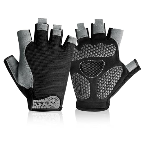 TOKIISHE Trainingshandschuhe Herren Damen, Fitness Handschuhe, Vollhandpolsterung Gym Handschuhe für Krafttraining, Gewichtheben, Crossfit, Gym Body Training, Radfahren - L von TOKIISHE