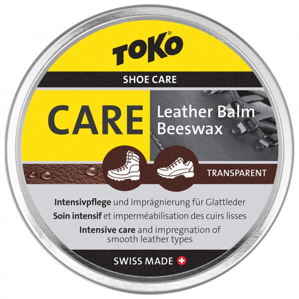 Toko - Leatherbalm - Schuhpflege Gr 50 g grau/gelb von TOKO