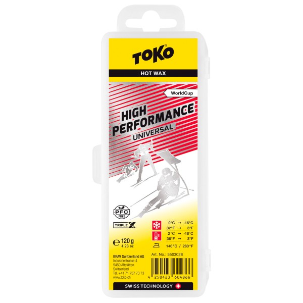 Toko - World Cup High Performance Universal - Heißwachs Gr 40 g gelb/grau von TOKO