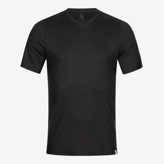 Merino T-Shirt Slim Fit Herren - Schwarz / XL von TOM FYFE