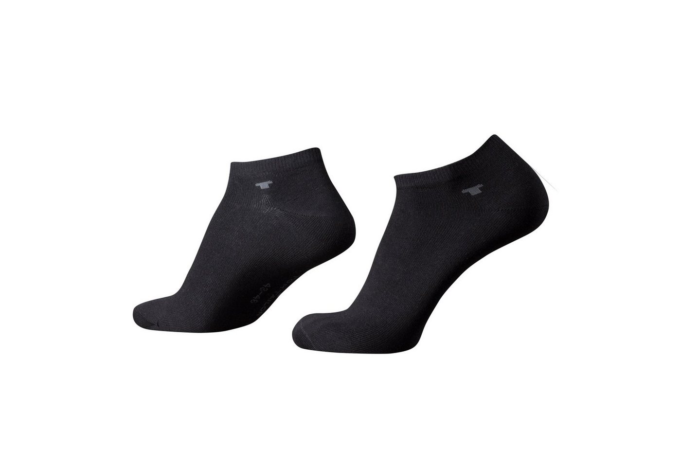 TOM TAILOR Socken 9415610042 Tom Tailor 4 Paar Sneaker Socken schwarz Mehrpack invisible Strümpfe Socks black Füsslinge 9415 von TOM TAILOR