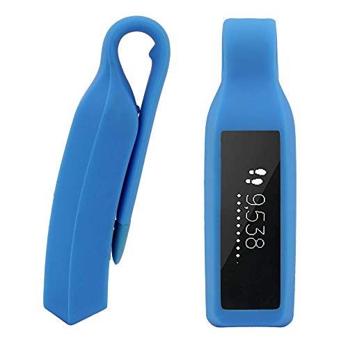 TOMALL Fitbit Alta Clip Halter Elastizität Silikon Ersatz Zubehör Clip Verschluss Gurt für Fitbit Alta Tracker Fitness, Fitness (Sky Blue) von TOMALL