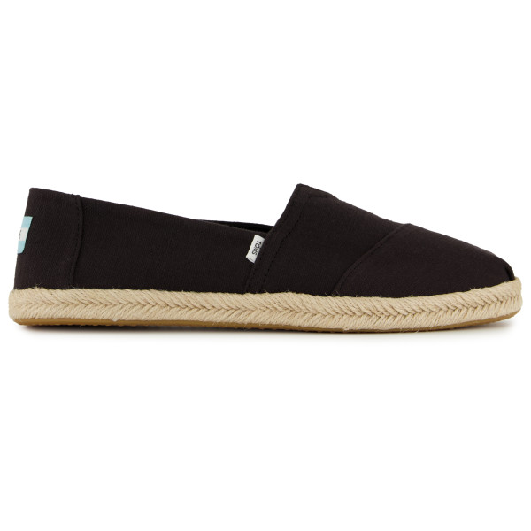 TOMS - Women's Alpargata Rope Recycled Cotton - Sneaker Gr 36,5 schwarz von TOMS