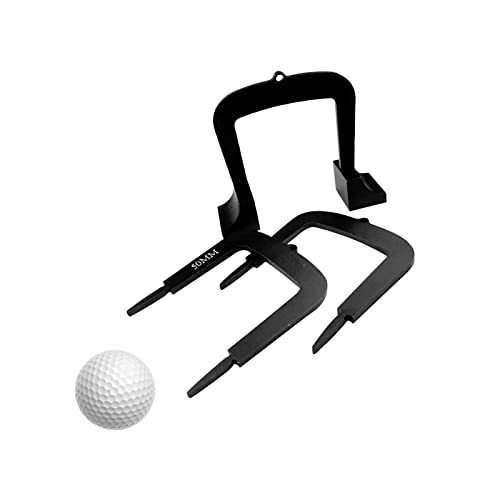 TOOYFUL 3 Stück Golf Putting Gates Putter Target Goal Gate mit abnehmbaren Beinen für Indoor Outdoor, 2 Basen von TOOYFUL