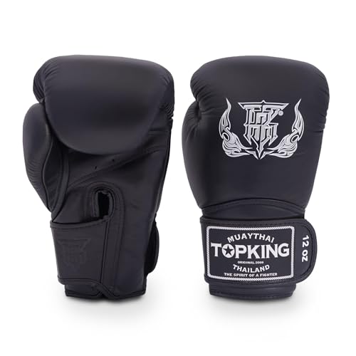 Top King Handschuhe Super Double Tone, Schwarz, 473 ml von TOP KING Boxing