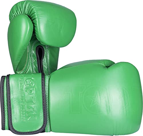 Boxhandschuhe „Color`n`Color“ - grün, 14 oz von TOP TEN