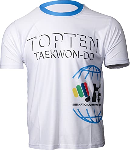 T-Shirt „ITF Shadow“ - Weiss, Gr. L von TOP TEN
