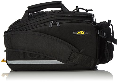 Topeak Unisex-Adult Rahmentasche MTX TurnkBag DX Gepäckträgertasche Fahrradtasche Mit Trinkflaschenhalter, Black, 36 x 25 x 21.5-29 cm von TOPEAK