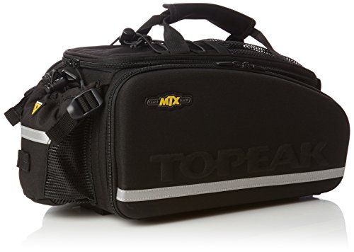 Topeak Rahmentasche MTX TurnkBag EXP Gepäckträgertasche Fahrradtasche Mit Trinkflaschenhalter, Black, 36x21.5x25 cm, 16.6 L von TOPEAK