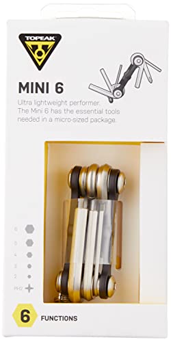 Topeak Faltwerkzeug Mini 6, Silver, One Size von TOPEAK