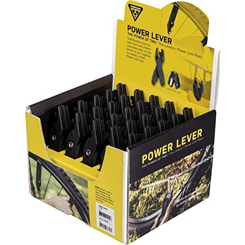 Topeak Power Lever-Counter Display Box (25 Stück) für Erwachsene, Unisex, Schwarz, Einheitsgröße von TOPEAK