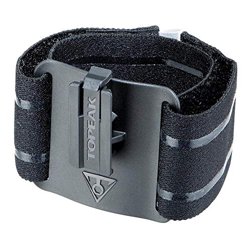 Topeak Unisex – Erwachsene Ridecase Smartphone-Armband, Schwarz, 17-45cm Armumfang von TOPEAK