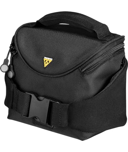 Topeak Compact Handlebar Bag Lenkertasche, Schwarz (2 L), 2 Litre von TOPEAK