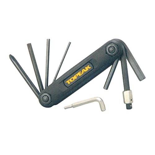 Topeak Werkzeugset X-Tool Faltwerkzeug Multitool, Black, 9.7 x 2.8 x 1.8 cm von TOPEAK