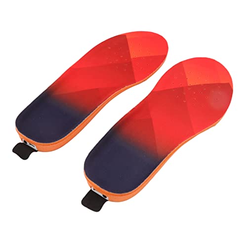 Beheizte Einlegesohlen, Wiederaufladbare Elektrische USB-Fußwärmer mit Fernbedienung, Fußwärmer, Thermische Einlegesohlen für Damen und Herren Im Freien (Größe 39-42) von TOPINCN