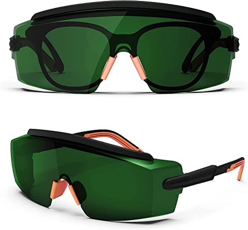 TOREGE IPL Laser-Schutzbrille 200nm-2000nm für Laser-Kosmetik-Operator, Schutzbrille für Haarentfernung, Augenschutz mit verstellbarem Stab von TOREGE