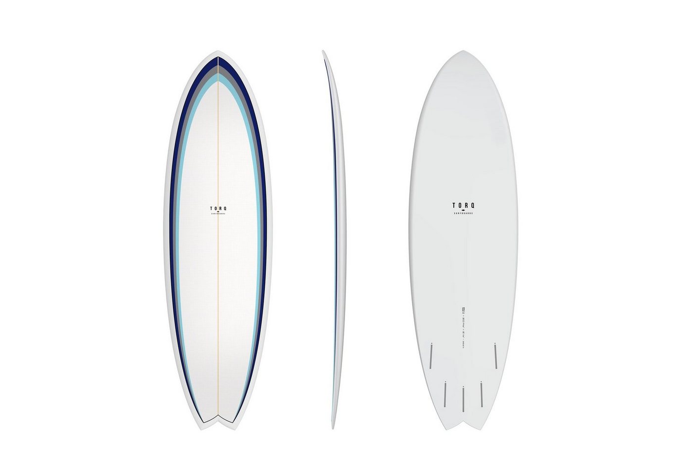 TORQ Wellenreiter Surfboard TORQ Epoxy TET 5.11 MOD Fish Classic 2, Fish, (Board) von TORQ