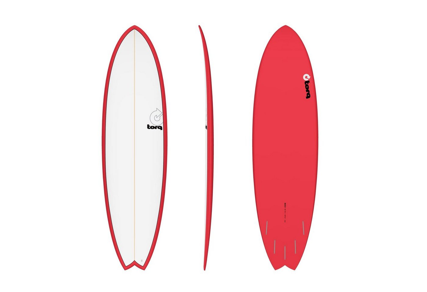TORQ Wellenreiter Surfboard TORQ Epoxy TET 6.10 MOD Fish Red Pinl, Fish, (Board) von TORQ